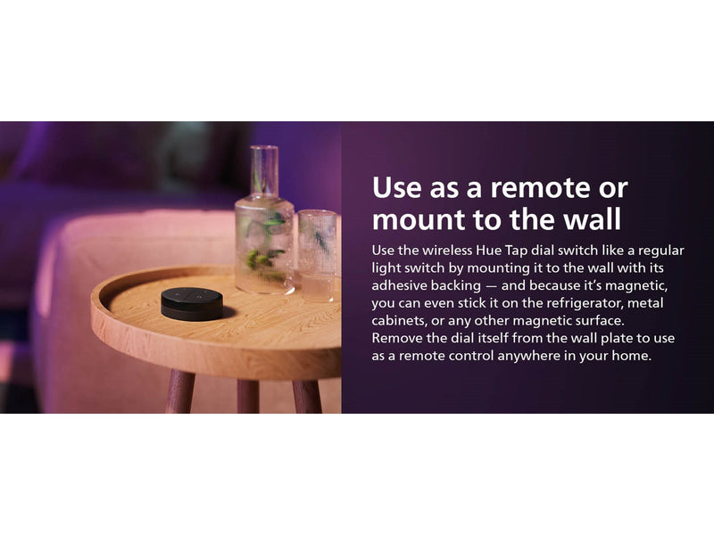 Philips Hue Tap Dial Schalter- Schwarz