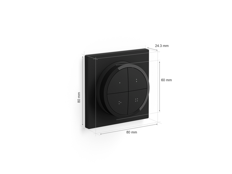 Philips Hue Tap Dial Schalter- Schwarz