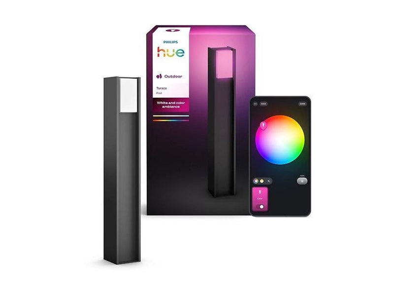 Philips Hue Turaco outdoor post light anthracite 1xA60 WCA
