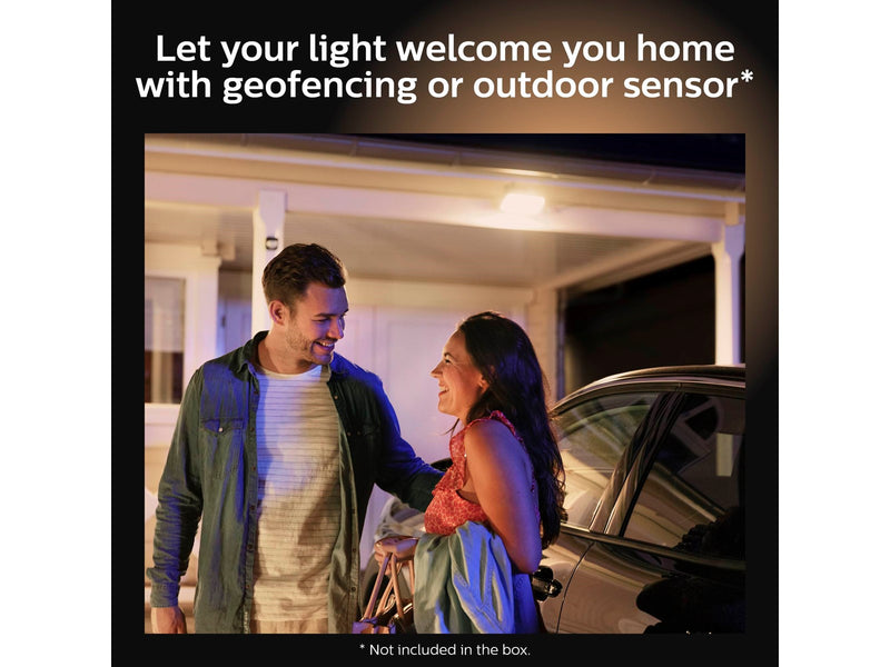 Philips Hue Welcome Outdoor Floodlight - Black