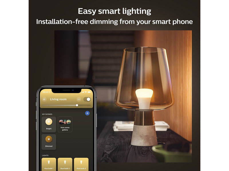 Philips Hue White A60 E27 806 Lumen - 2-Pack
