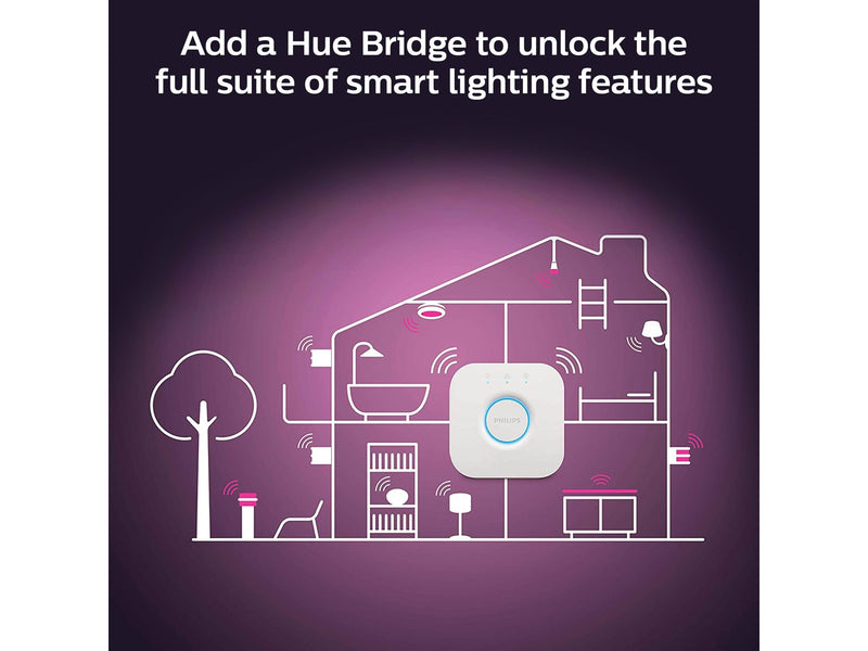 Philips Hue White Ambiance E14 Filament Candle 2-Pack