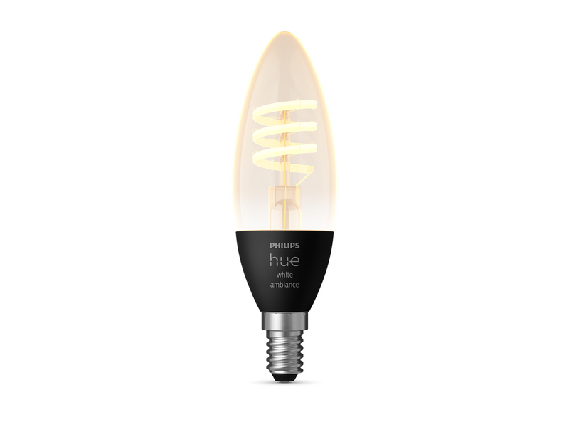 Philips Hue White Ambiance Filament E14 Candle 1-Pack