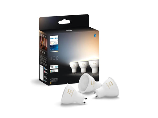 Philips Hue White Ambiance GU10 Spotlight - 3-Pack