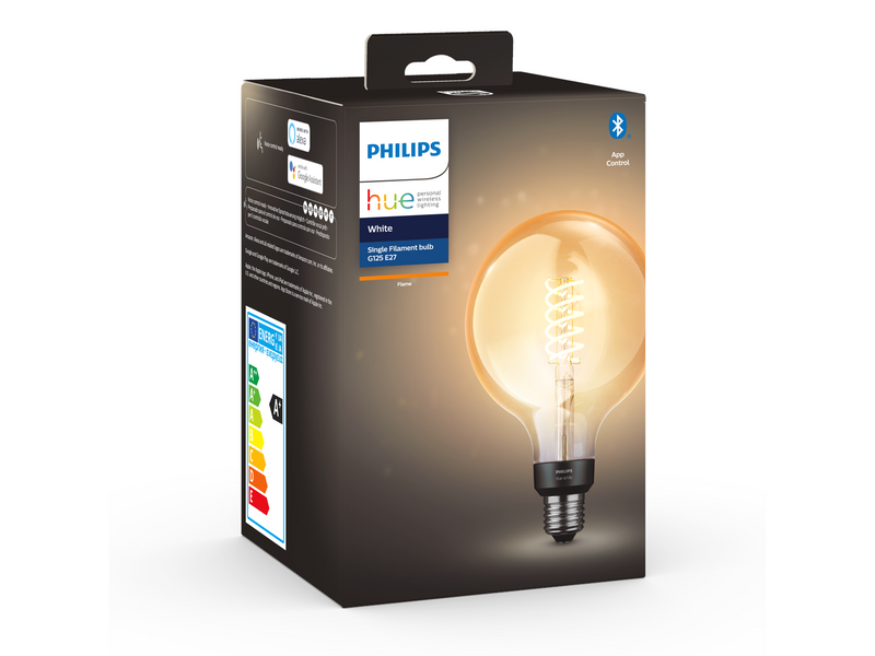 Philips Hue White Filament G125 E27 Globe Bulb - BT