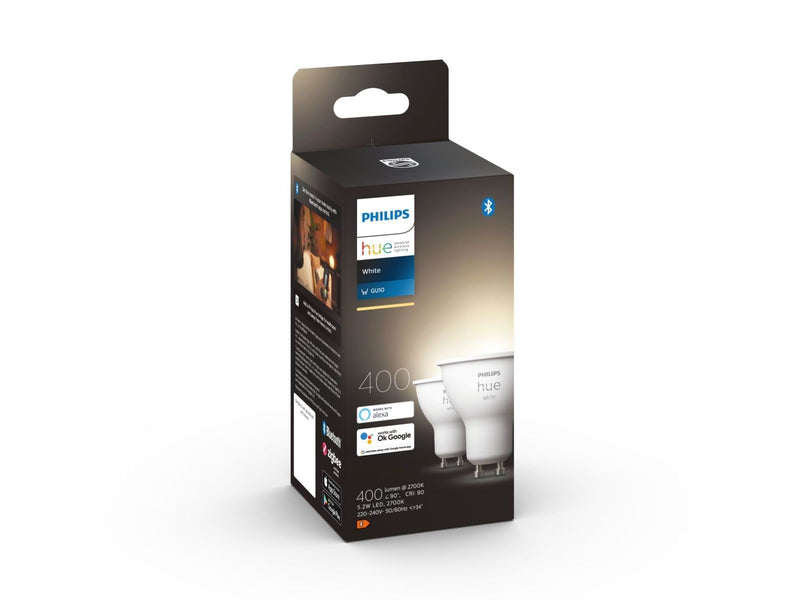 Philips Hue White GU10 smart spotlight (2-pack)
