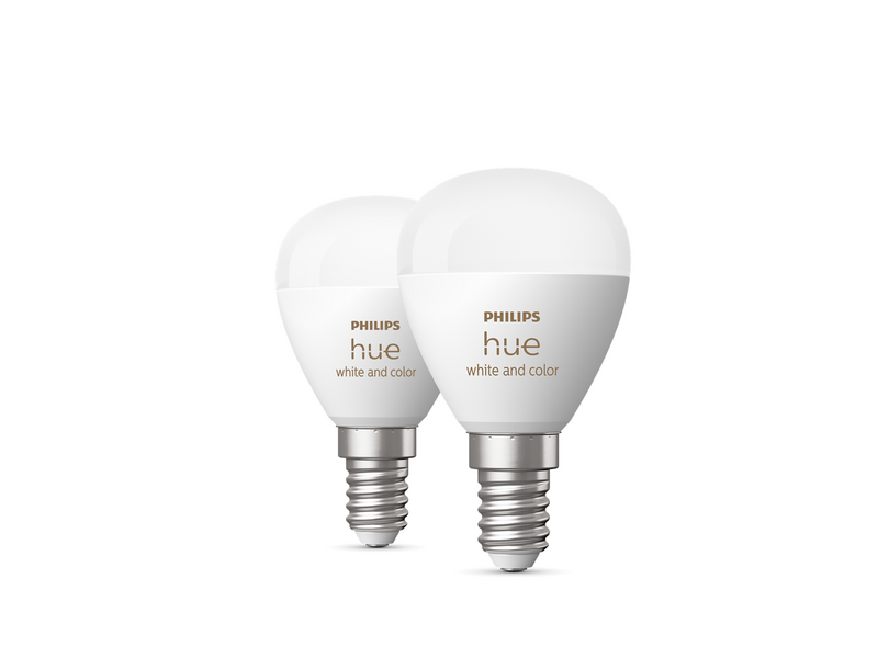 Philips Hue White and Color Ambiance E14 Smart luster bulb (2-pack)