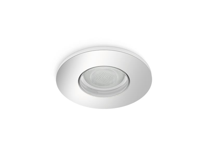Philips Hue Xamento Bathroom Recessed Spotlight - Chrome