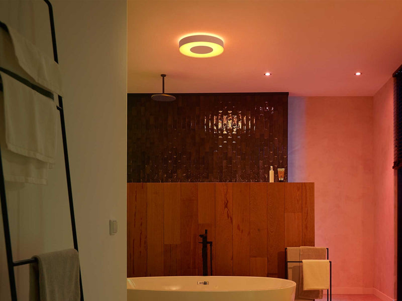 Philips Hue Xamento Large Bathroom Ceilling Light - Weiß