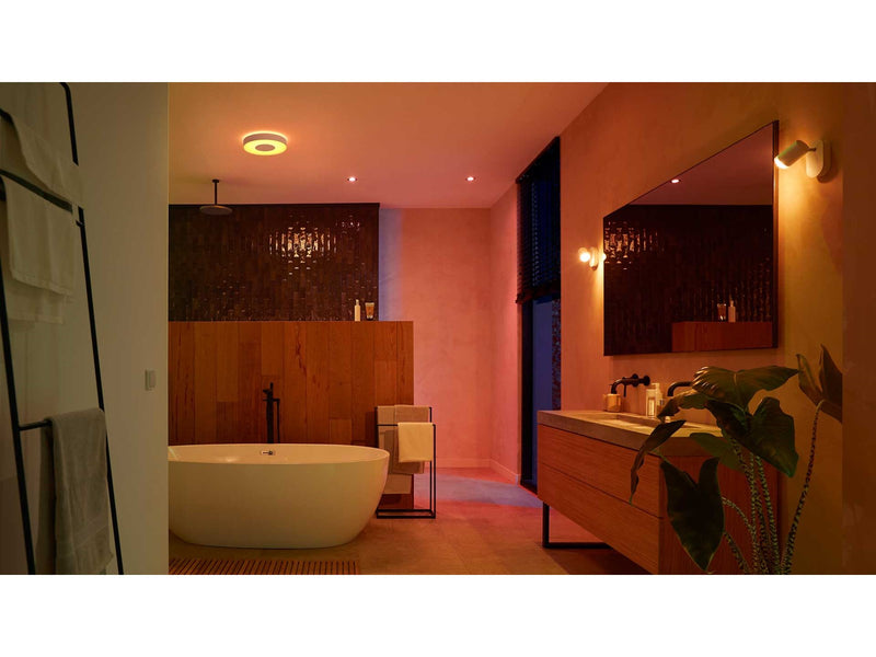 Philips Hue Xamento Medium Bathroom Celliing Light - White