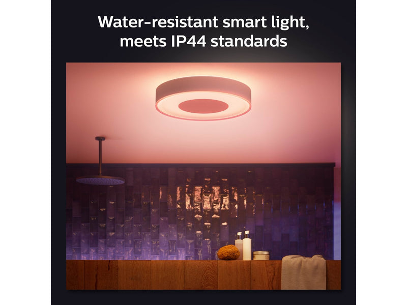 Philips Hue Xamento Medium Bathroom Celliing Light - White