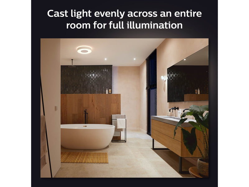 Philips Hue Xamento Medium Bathroom Celliing Light - White