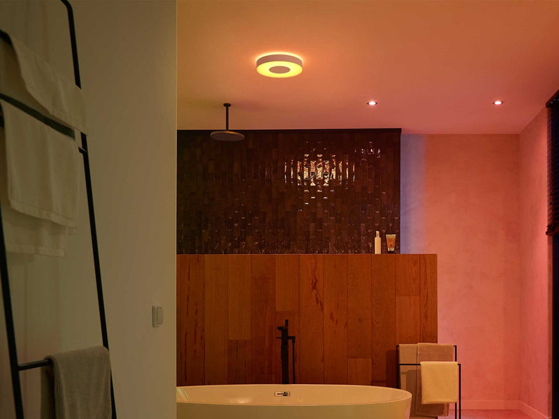 Philips Hue Xamento Medium Bathroom Celliing Light - White