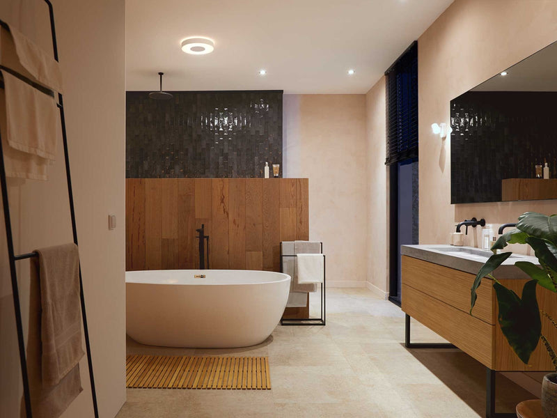 Philips Hue Xamento Medium Bathroom Celliing Light - White