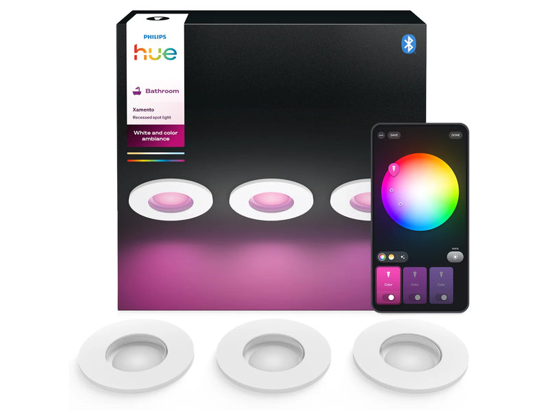 Philips Hue Xamento recessed white 3x4.2W
