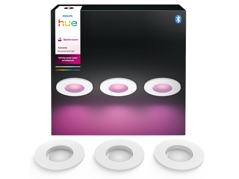 Philips Hue Xamento recessed white 3x4.2W