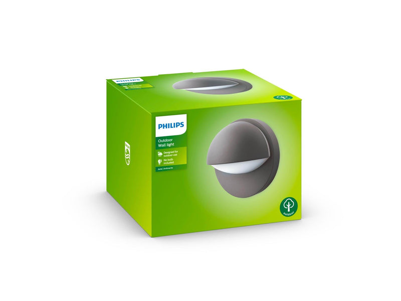 Philips June wall lantern anthracite 1x42W 230V