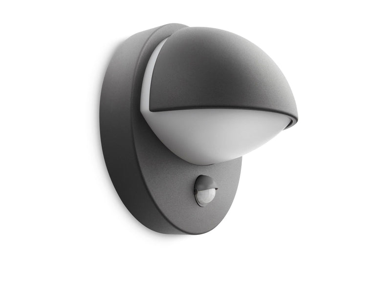 Philips June wall lantern anthracite 1x42W 230V IR (sensor