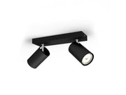 Philips Kosipo Spotschiene 2xGU10, schwarz