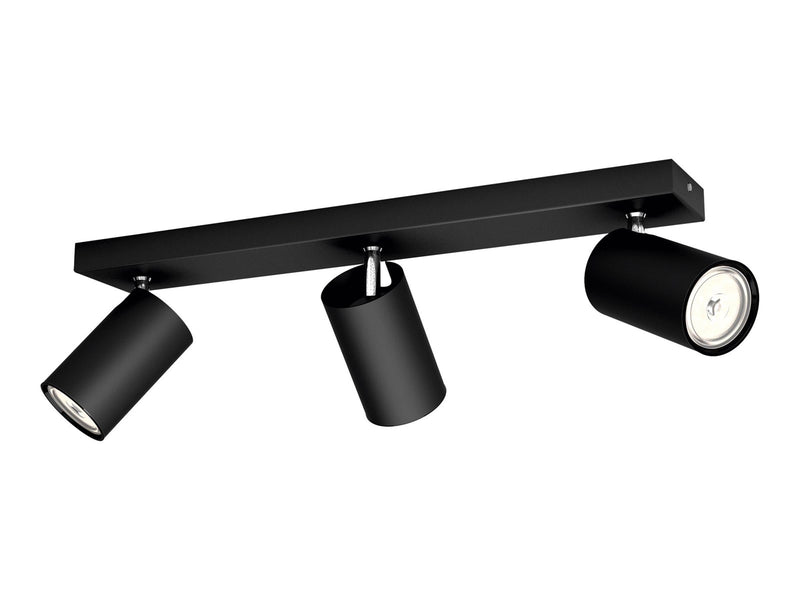 Philips Kosipo spotschiene, 3xGU10, schwarz