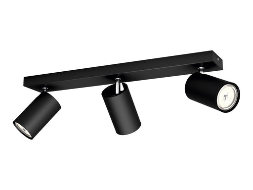 Philips Kosipo spotschiene, 3xGU10, schwarz