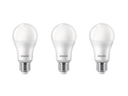 Philips LED-Lampe 13W/840 (100W) frosted 3-pack E27