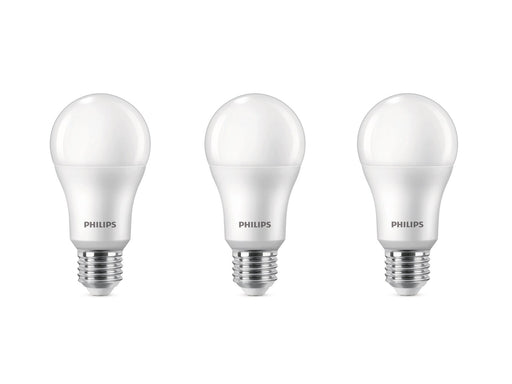 Philips LED-Lampe 13W/840 (100W) frosted 3-pack E27