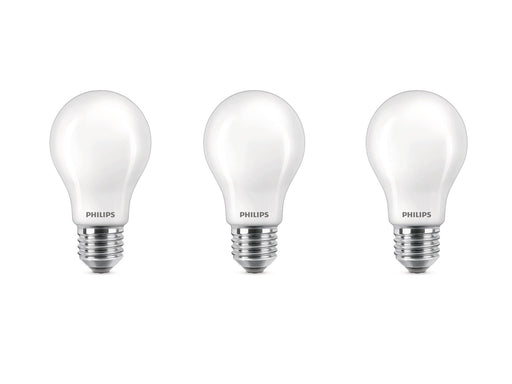 Philips LED-Lampe 7W/827 (60W) Frosted 3-pak E27