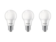 Philips LED-Lampe 8W/827 (60W) frosted 3-pack E27