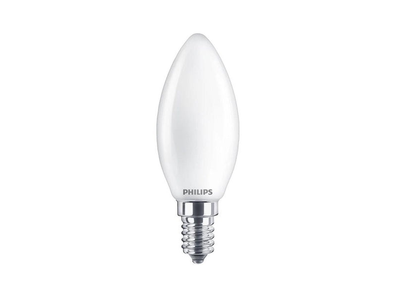 Philips LED-Lampe B35 3,4W/827 (40W) Frosted 3-pack E14