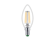 Philips LED-Lampe B35 Candle 806lm 3.8W/827 (60W) Clear E14