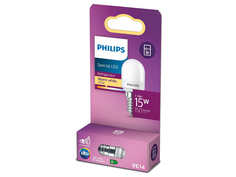 Philips LED-Lampe Candle 1.7W/827 (15W) Frosted E14