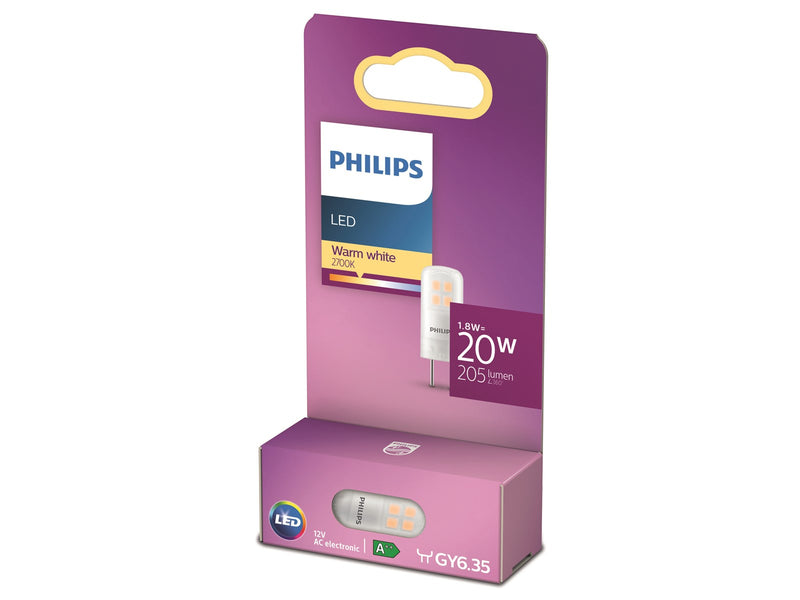 Philips LED-Lampe Capsule 1.8W/827 (20W) GY6.35