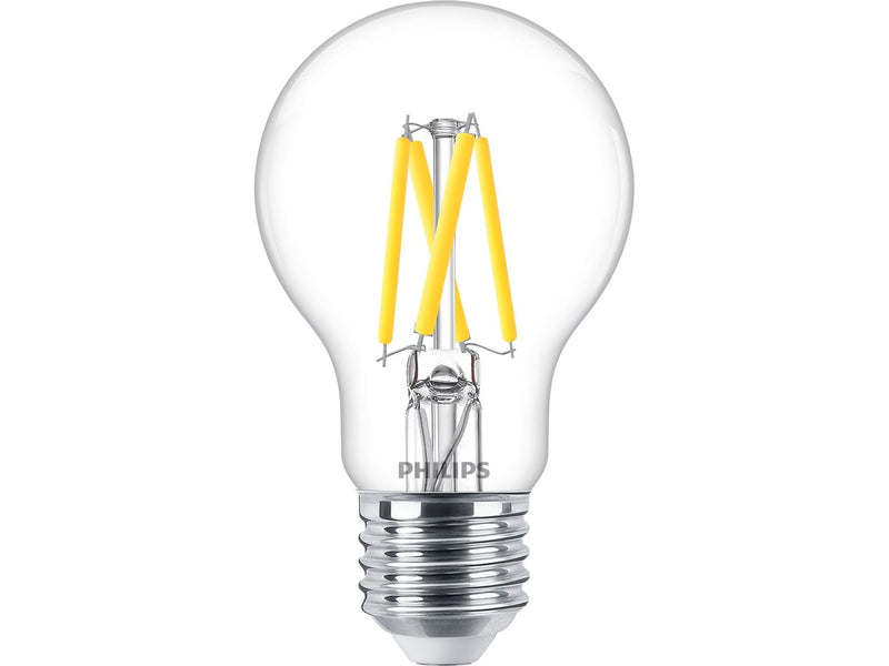 Philips LED-Lampe Classic 3.4W/920-927 (40W) Clear Dimmable E27