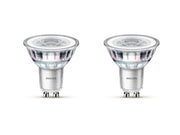 Philips LED-Lampe Classic 3.5W/827 (35W) 36° 2-pack GU10