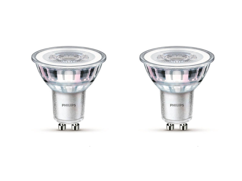Philips LED-Lampe Classic 3.5W/827 (35W) 36° 2-pack GU10