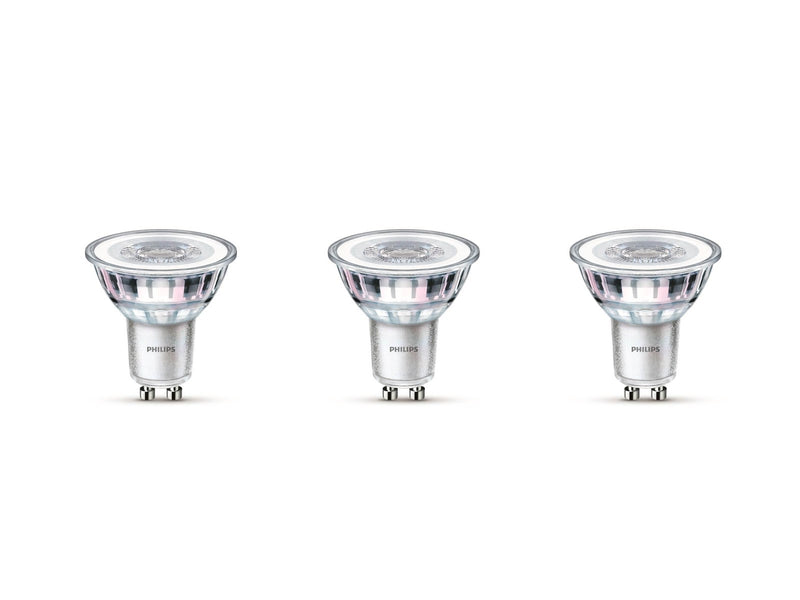 Philips LED-Lampe Classic 3.5W/827 (35W) 36° 3-pack GU10