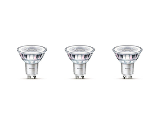 Philips LED-Lampe Classic 3.5W/827 (35W) 36° 3-pack GU10