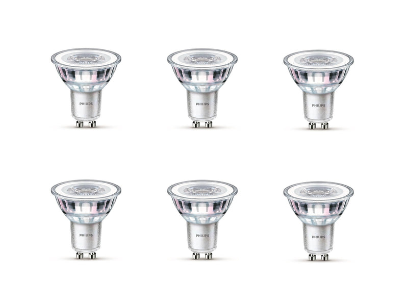 Philips LED-Lampe Classic 3.5W/827 (35W) 36° 6-pack GU10
