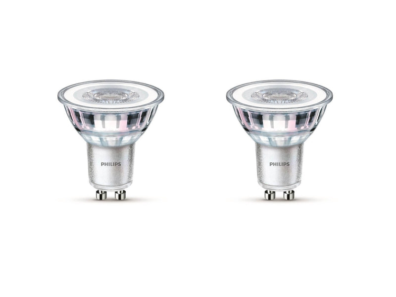 Philips LED-Lampe Classic 4.6W/827 (50W) 2-pack GU10