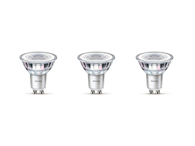 Philips LED-Lampe Classic 4.6W/827 (50W) 36° 3-pack GU10