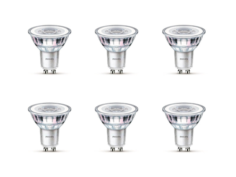Philips LED-Lampe Classic 4.6W/840 (50W) 36° 6-pack GU10