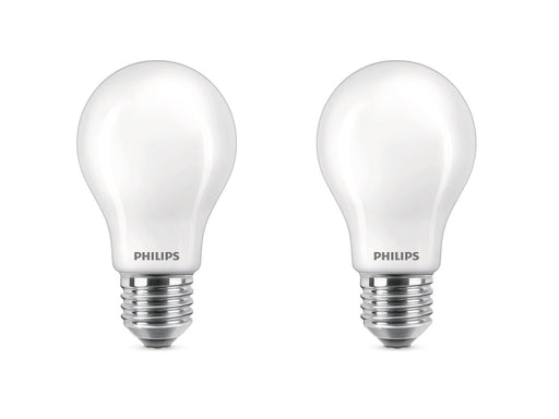 Philips LED-Lampe Classic 7W/827 (60W) 2-pack E27