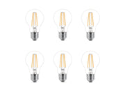 Philips LED-Lampe Classic 7W/827 (60W) Clear 6-pack E27