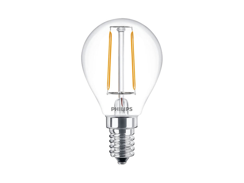 Philips LED-Lampe Classic Candle 2W/827 (25W) Clear E14