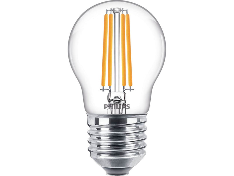 Philips LED-Lampe Classic Candle 6.5//827 (60W) Clear E27