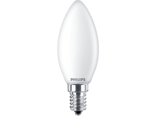 Philips LED-Lampe Classic Candle 6.5/827 (60W) Frosted E14