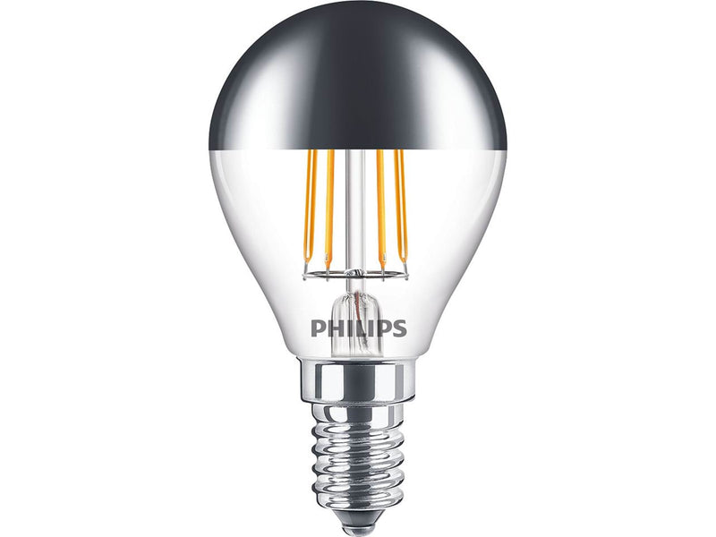 Philips LED-Lampe Classic Krone 4W/827 (35W) Silver E14