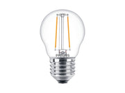 Philips LED-Lampe Classic Mini-ball 2W/827 (25W) Clear E27