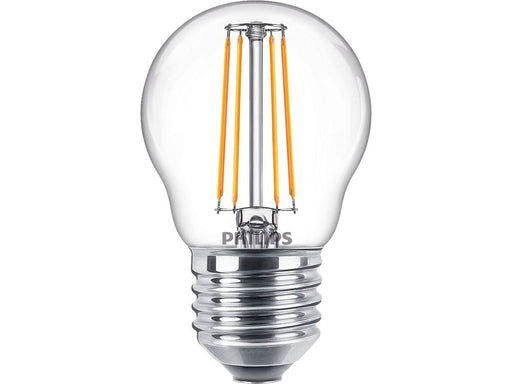 Philips LED-Lampe Classic Mini-ball 4.3W/827 (40W) Clear E27